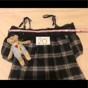 Black Off Shoulders top